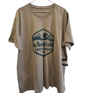 EDDIE BAUER T-SHIRT THROWBACK CAMP SOFT SIZE XL NEW GREEN 💚
